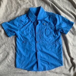 Reel Legends Vibrant Blue Casual Button Down Fishing Shirt - M 5